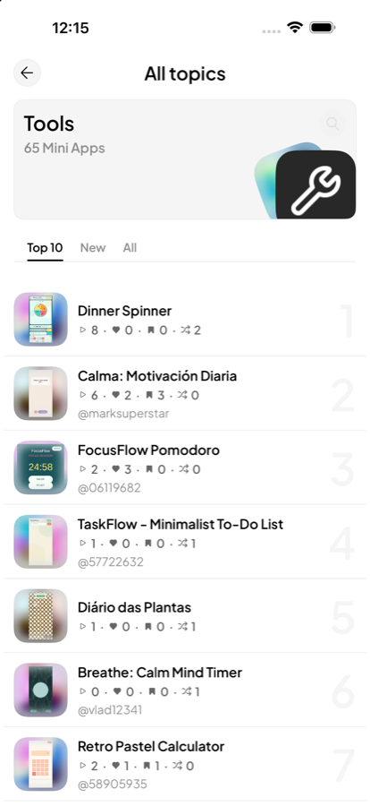 Simulator: Top 10